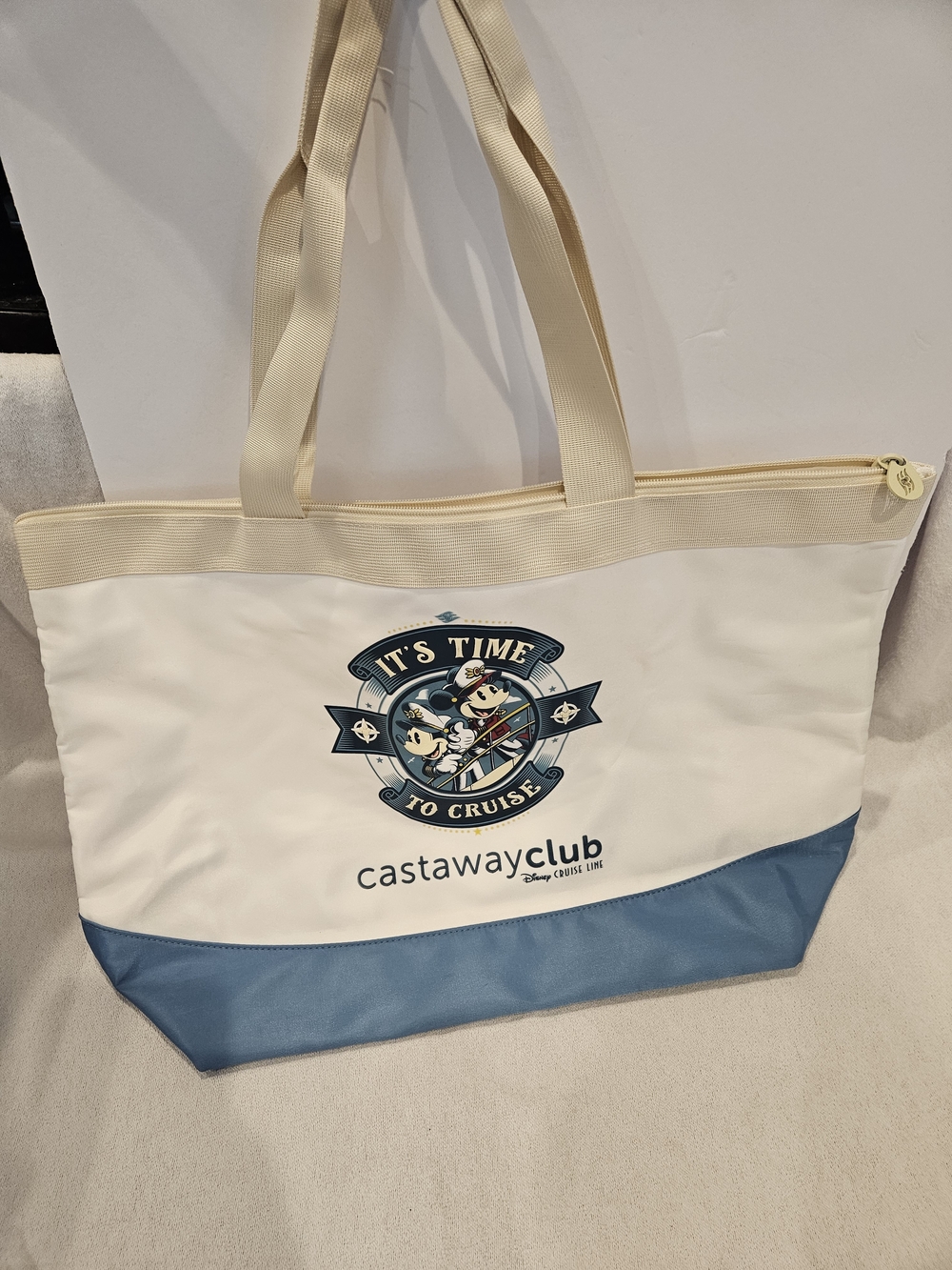 Disney Cruise Line 25th Anniversary Castaway Club It's Time To Cruise Tote